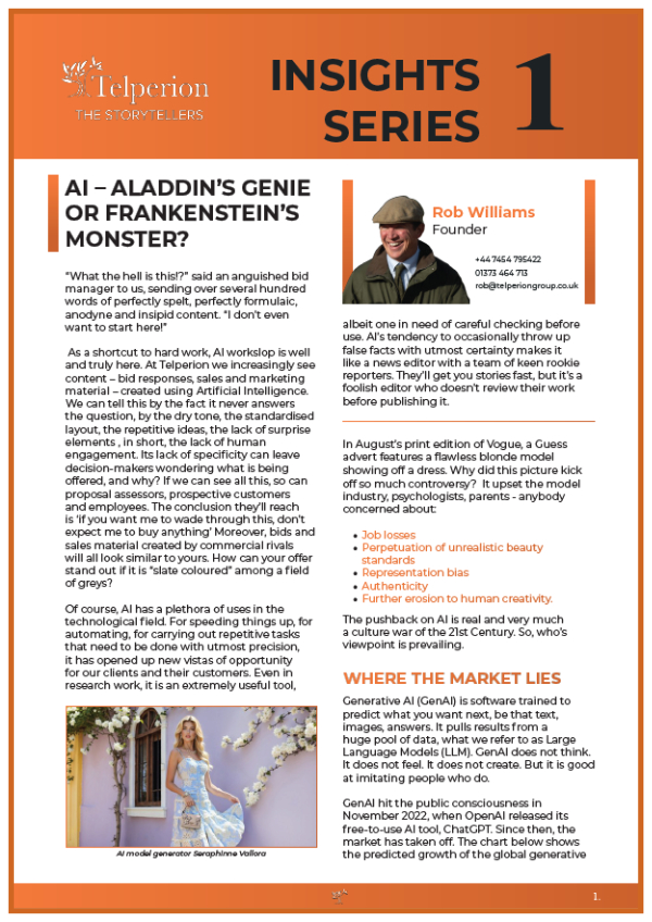 Download Insight - AI - Aladdin’s genie or Frankenstein’s monster PDF